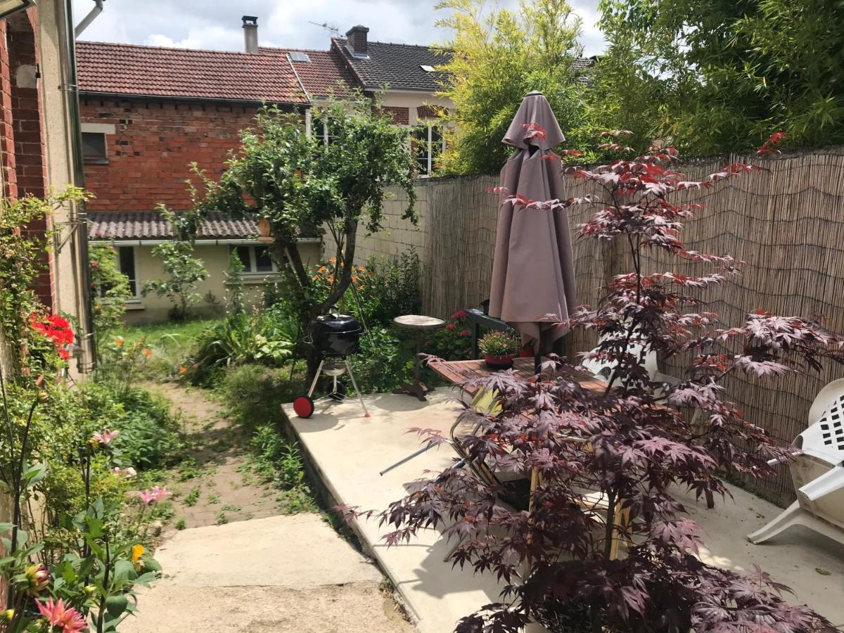 Vila Maisonnette Du Coteau Ouest - Jardin Et Terrasse - Épernay Exteriér fotografie