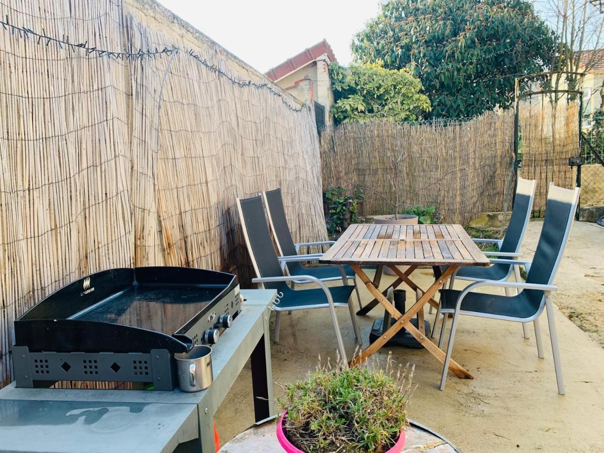 Vila Maisonnette Du Coteau Ouest - Jardin Et Terrasse - Épernay Exteriér fotografie